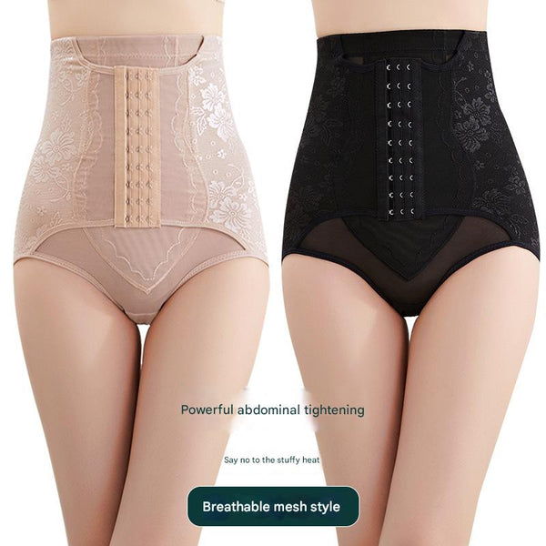 High-waisted tummy control briefs for postpartum stomach shaping. Breathable waistband, hip-lifting, and body-shaping pants.