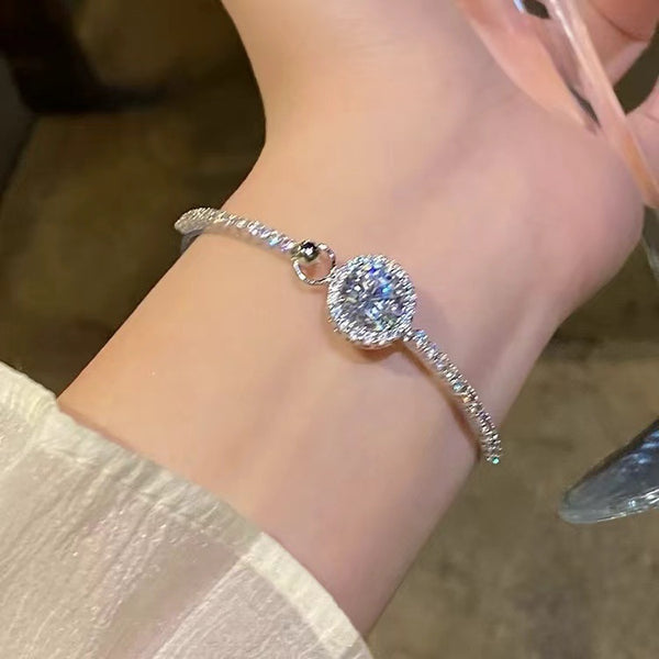 Crystal Beaded Stackable Bracelets Handmade Colorful Crystal Pearl Seed Beads Bracelets for Women Jewelry